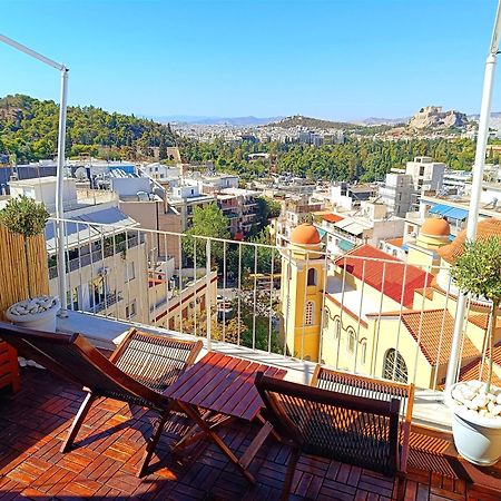 Penthouse With Acropolis View Apartment Athens Ngoại thất bức ảnh