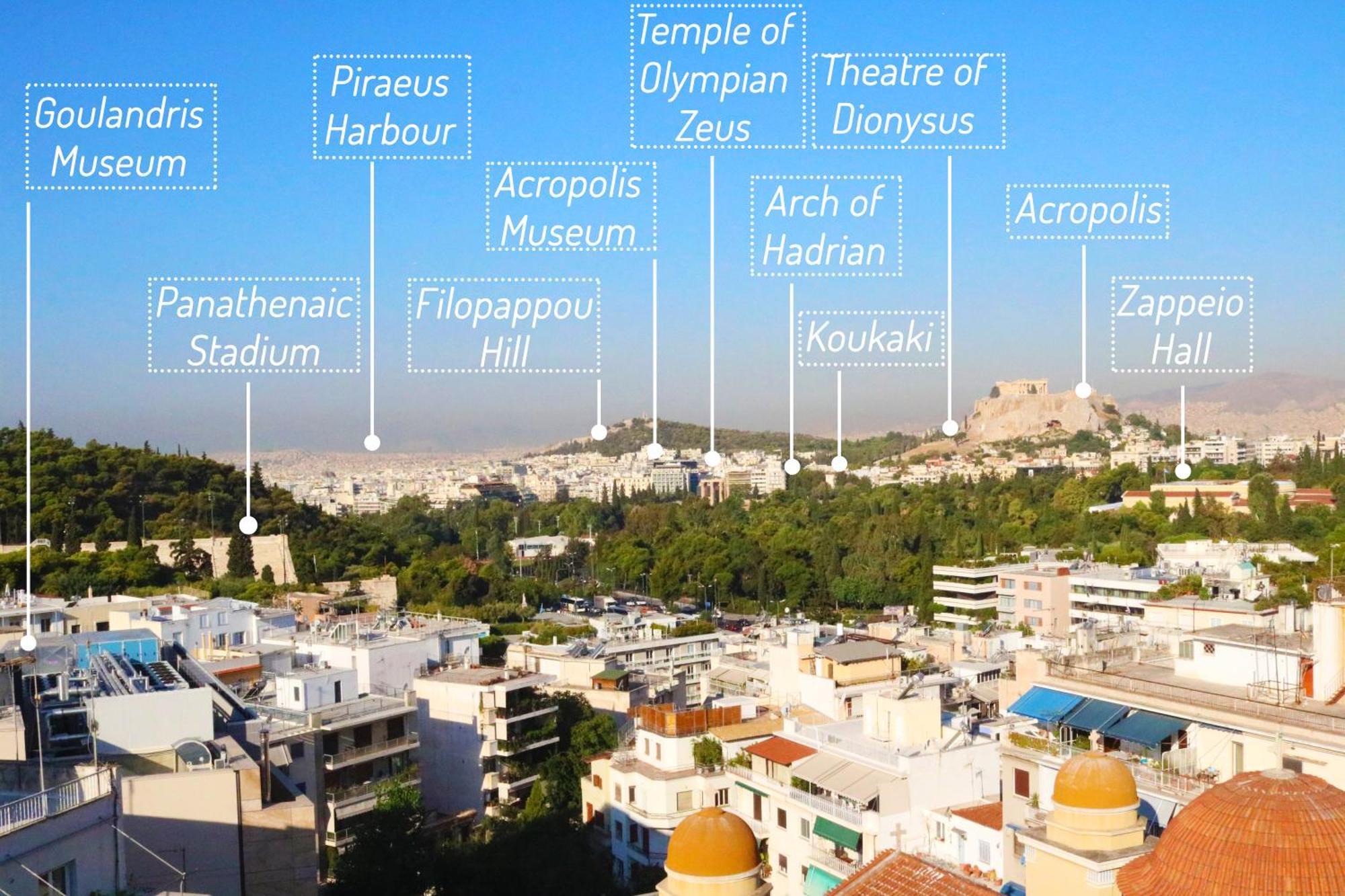 Penthouse With Acropolis View Apartment Athens Ngoại thất bức ảnh