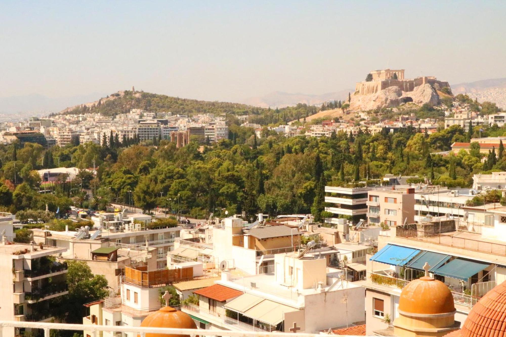 Penthouse With Acropolis View Apartment Athens Ngoại thất bức ảnh